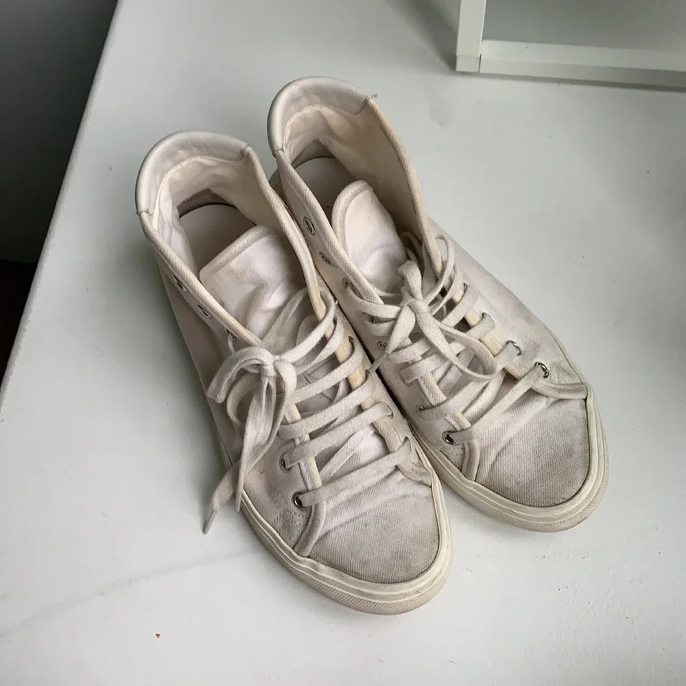 Saint Laurent Malibu Mid-Top Sneakers - Picture 2 of 7